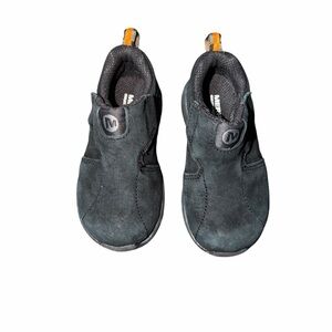 Merrell Kids Jungle Moc Slip-On Shoes Black Suede Size 7